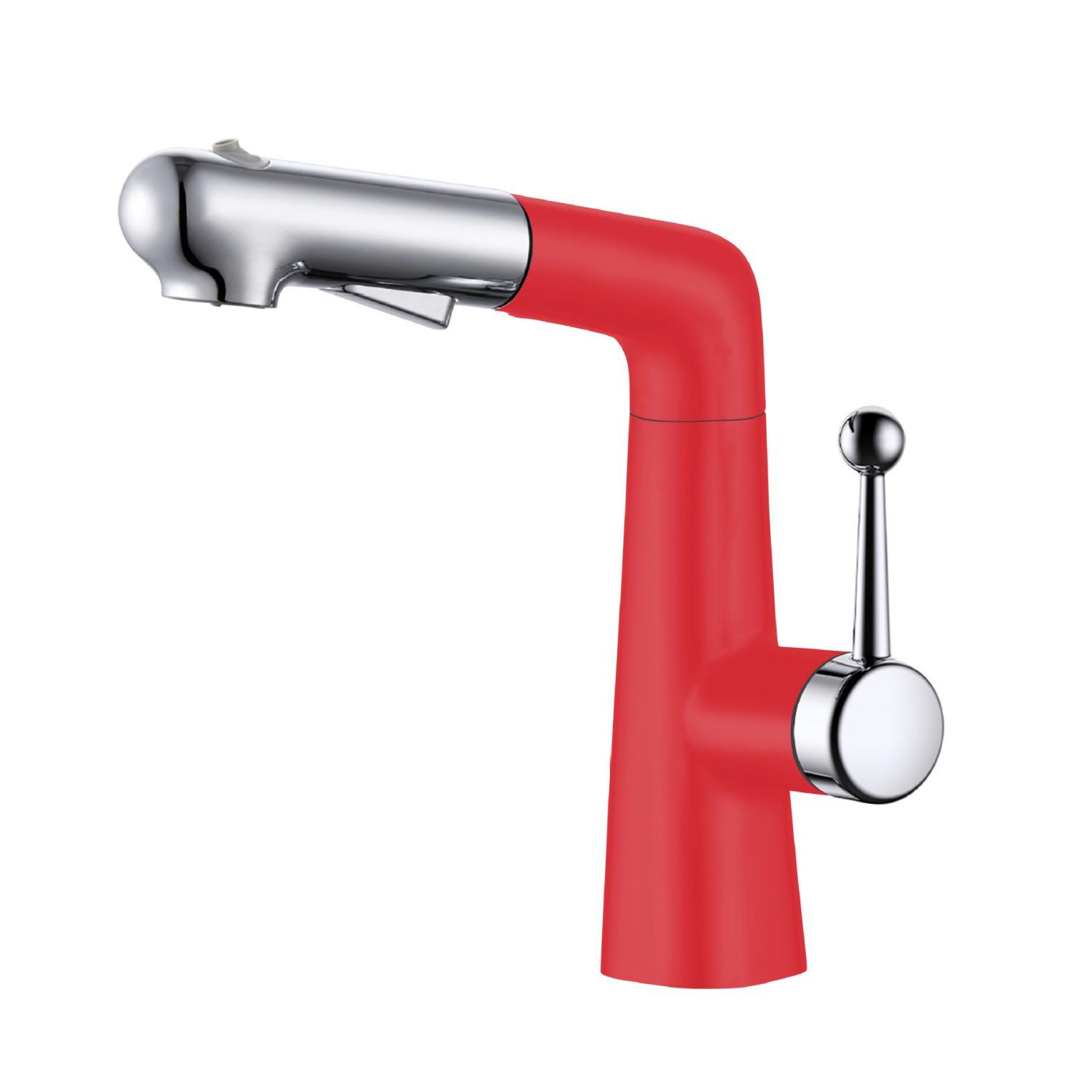 

Мідний Дофаміновий Багатофункціональний Висувний Змішувач для Ванної Кімнати для Раковини (Холодний & Гарячий)