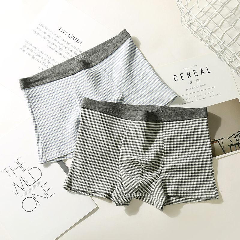 

Мужское нижнее белье, приятные для кожи, дышащие спортивные шорты со средней посадкой, мужское нижнее белье, комплект из двух мужских трусов L