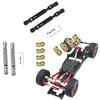 1 Satz 1/12 RC Auto Aufrüstteile Zubehör Für Mn78 Mn82 Lc79 Metall Antriebswelle CVD Antriebswelle Mit 3Mm Auf 4Mm Wellenhülse