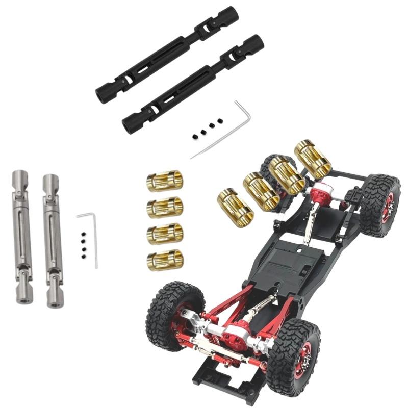 1 Satz 1/12 RC Auto Aufrüstteile Zubehör Für Mn78 Mn82 Lc79 Metall Antriebswelle CVD Antriebswelle Mit 3Mm Auf 4Mm Wellenhülse