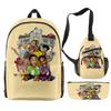 Classic Novelty Funny Cool House Party 3 3D Print 3pcs/Set Pupil School Bags Travel Laptop Backpack Chest Bag Pencil Case