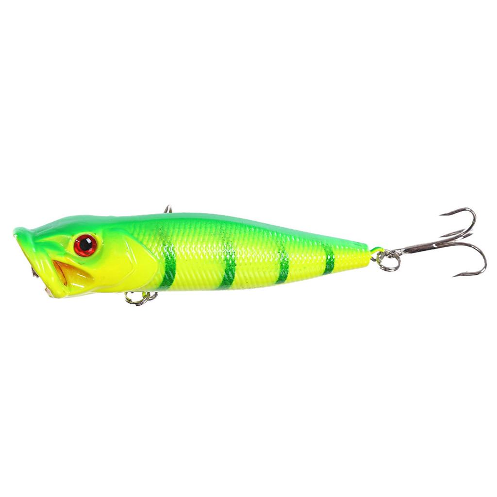 2x 5pcs Popper Fishing Accessories 3 Hard