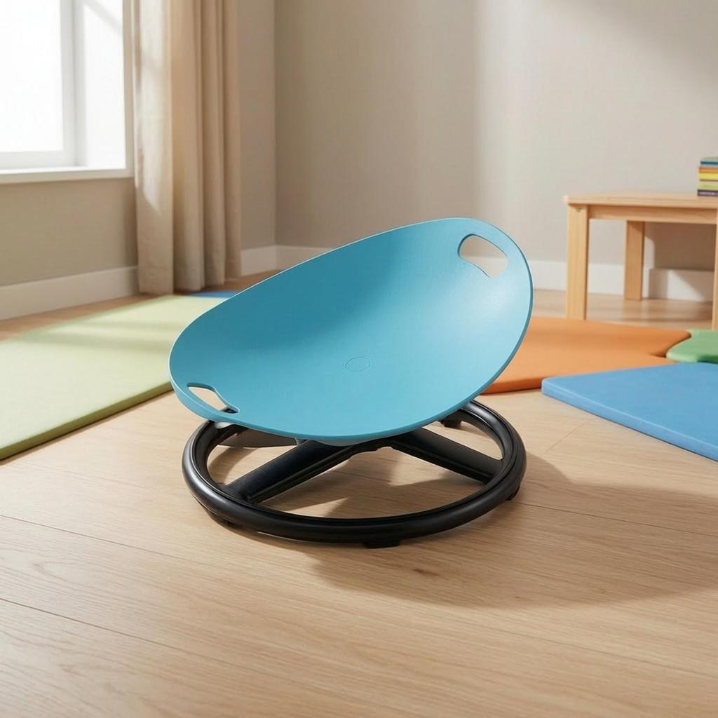 360° Rotation Rotating Chair | with Metal Base, sensory