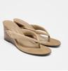 Fashion Fashion Round Clip Toe Thin Low Heels Women Slippers Outdoor Casual Wedge Sandals 2025 New Summer Beach Flip Flops Women Shoes