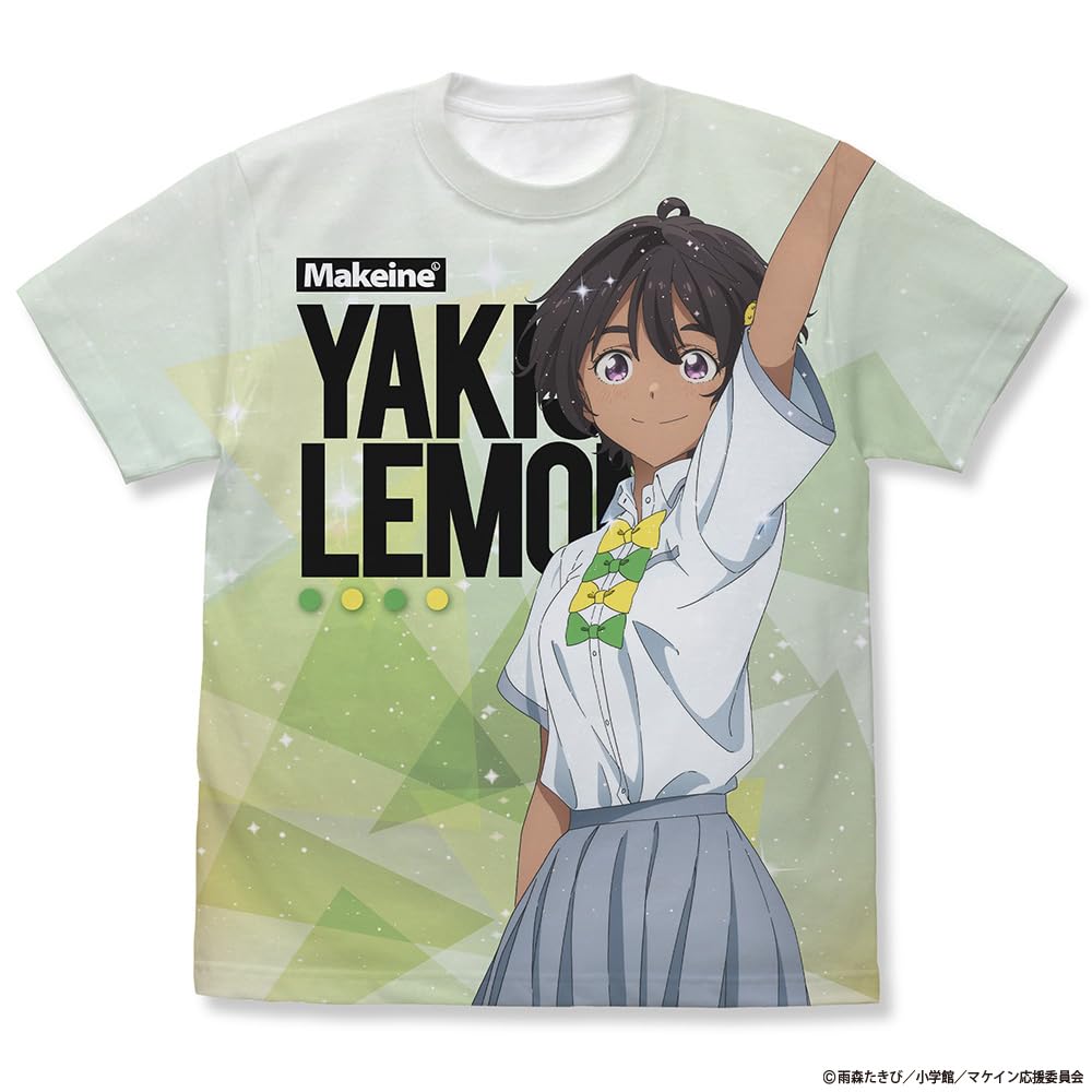 [COSPA] [Official] 2D Too Many Losing Heroines Yakishio Lemon Full Graphic T-Shirt WHITE L Size