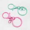 A Wealth of Materials for Making Keychains, Including a Colorful Lobster Hook O-ring.