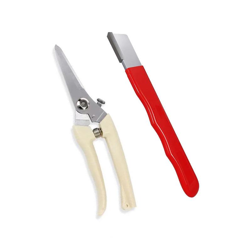 Pruning Shears Stainless Steel Garden Clippers for Bonsai Flower Arrangement Grafting Heavy Duty Hand Pruner with Comfort Grip