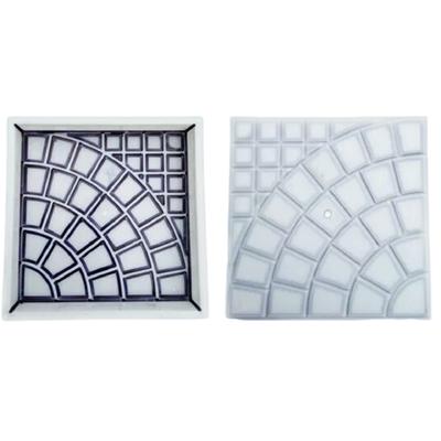 Plastic Path Maker Reusable DIY Garden Pavement Mold Garden Pavement Road Paving Brick Mould for Sidewalk Walkway Path Patio