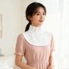 High Elasticity Base Decoration Collar Solid Color German Velvet Collar  Neck Protection