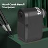 Manual Pencil Sharpener Hand Crank Pencil Sharpener Adjustable Sharpness for 7 8mm Pencil for Students Artists Home