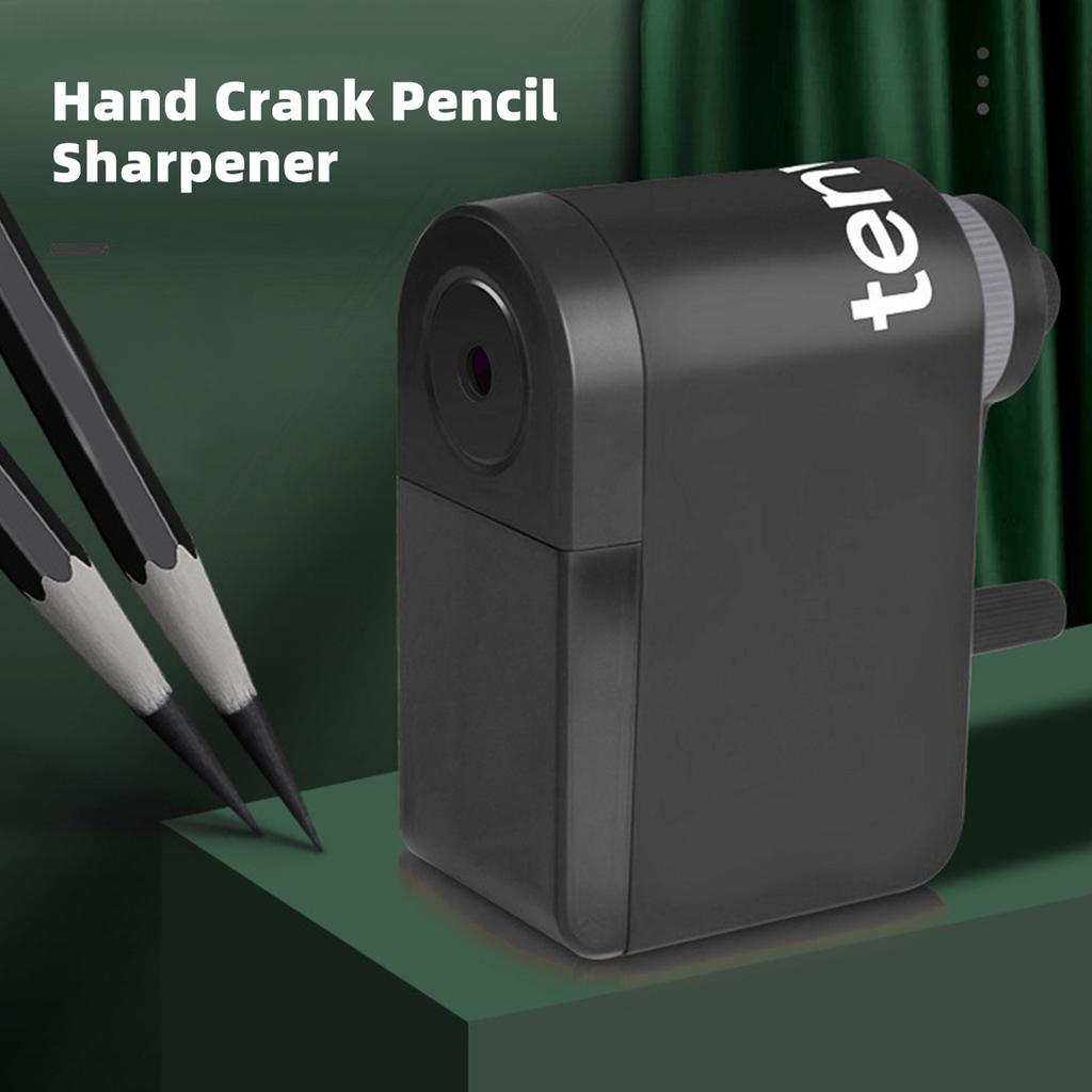 Manual Pencil Sharpener Hand Crank Pencil Sharpener Adjustable Sharpness for 7 8mm Pencil for Students Artists Home