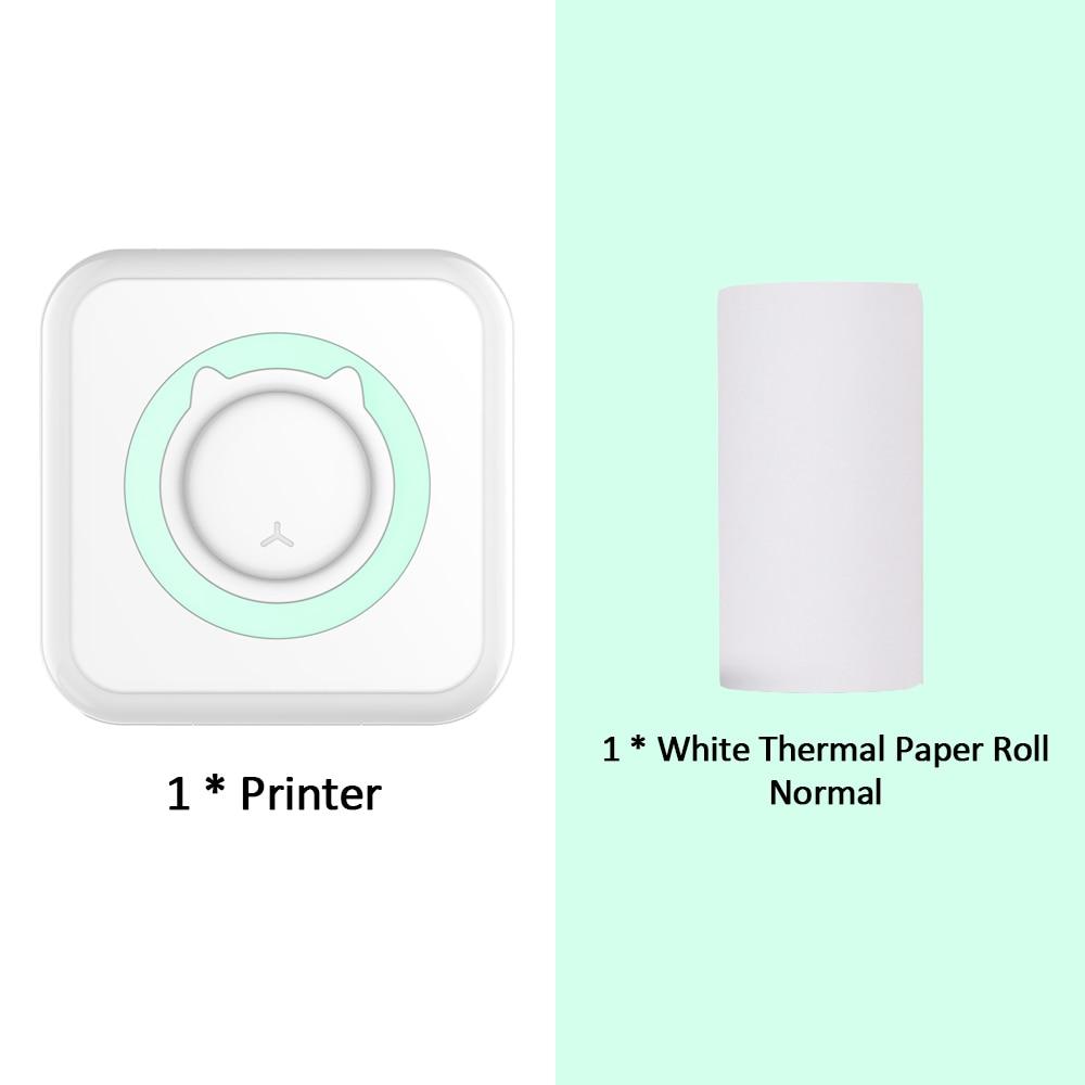 Pocket Thermal Printer Portable Mini Wirelessly BT Connect 200dpi Photo Label Memo List Printing Wireless Printer Clearly