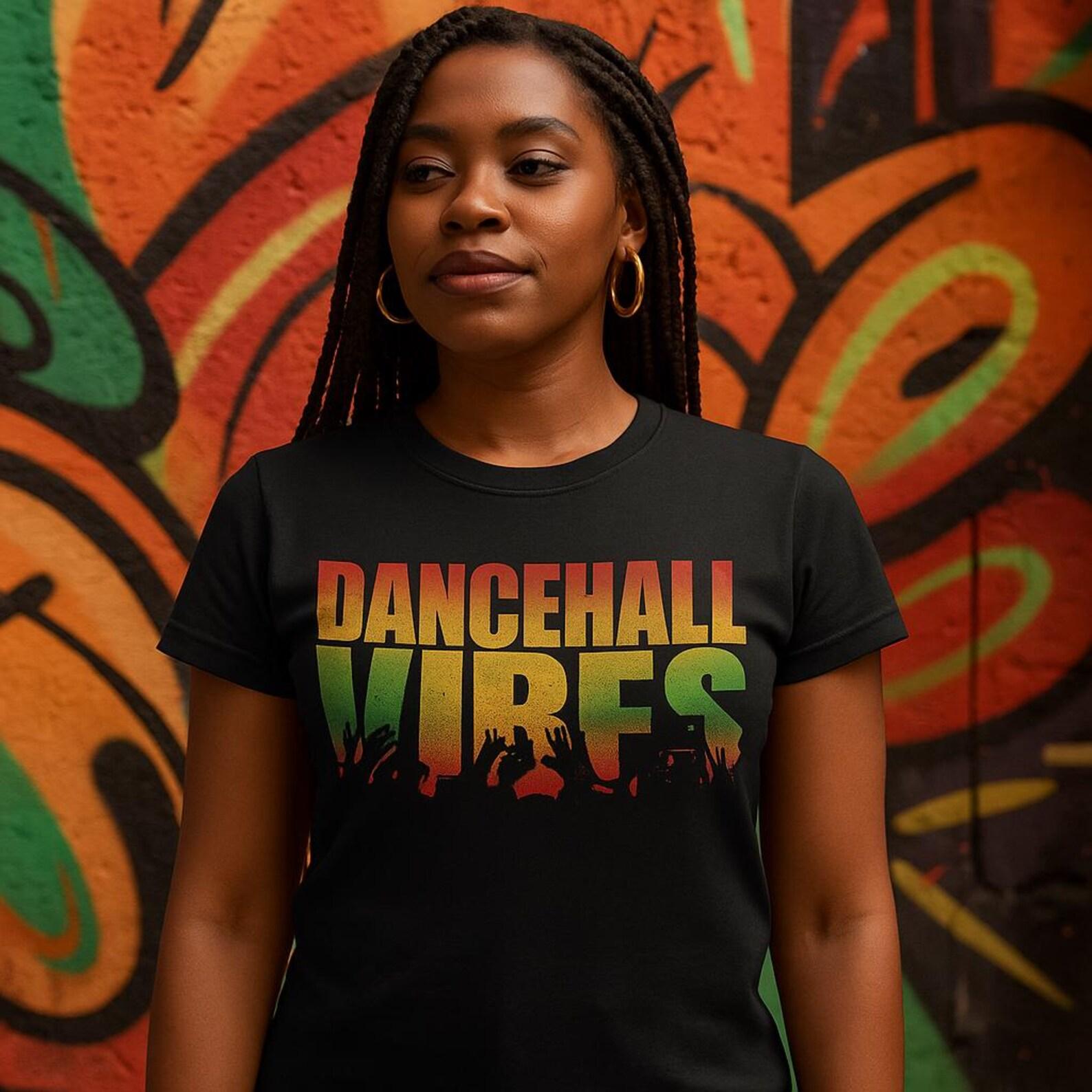 Dancehall Vibes Unisex Tee: Reggae Music Festival Shirt S