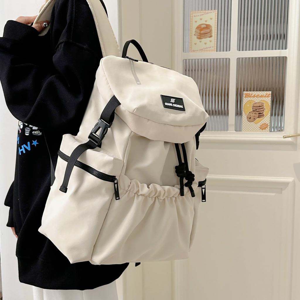 2025 Nova Mochila Casual de Viagem de Grande Capacidade com Duas Alças Mochila Escolar para Estudantes Universitários e do Ensino Médio Mochila para Uso Externo e no Trajeto Bucke