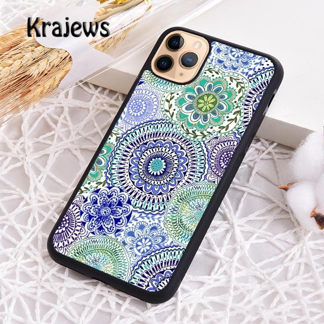 Floral Paisley Flower Mandala For iPhone 17 Air 16 Phone Case Cover 15 14 plus 12 13 pro max coque