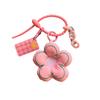 Charming Floral Fabric Keychain Accessory For Bags And Backpacks In Vibrant Colors