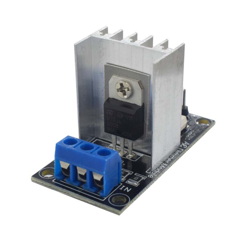 

AC Light Lamp Dimming and Motor Dimmer Module, 1 Channel, 3.3V/5V Logic, AC 50/60hz, 8A-400V