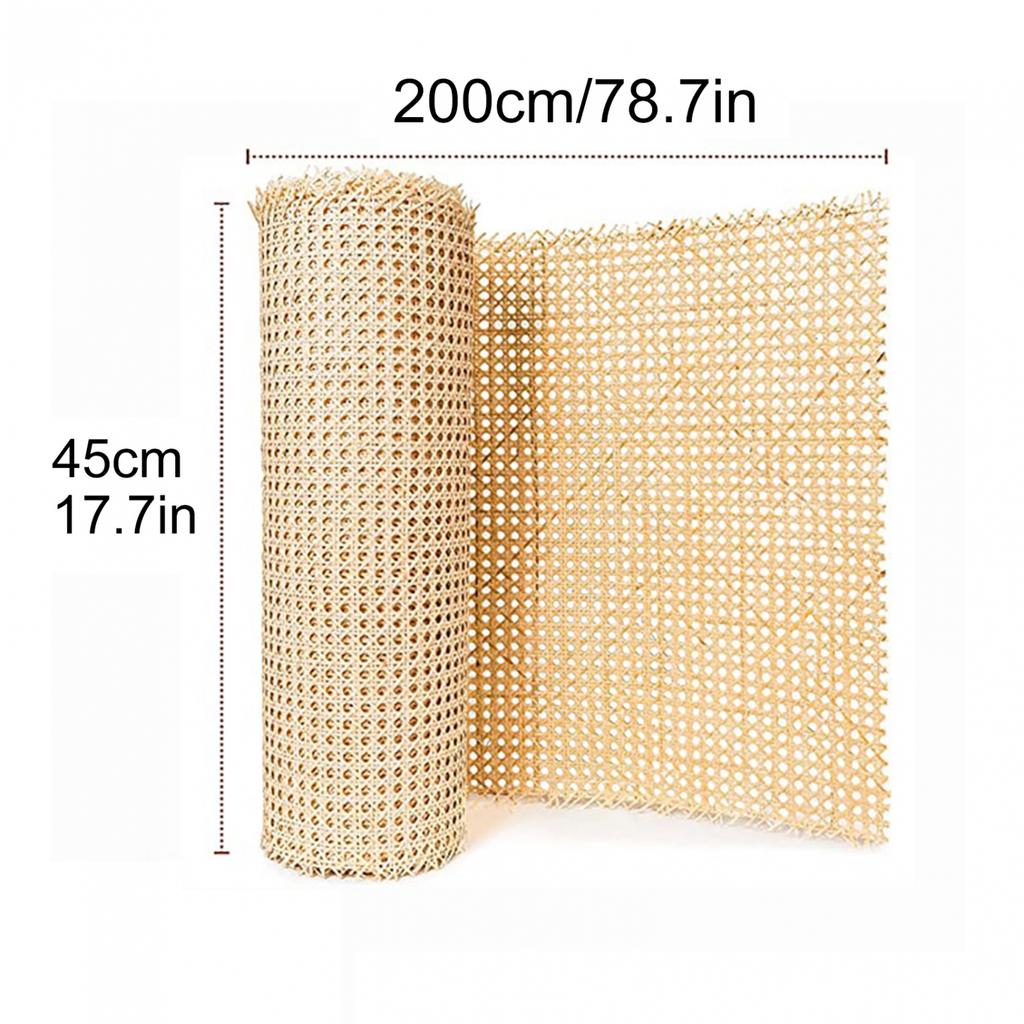 Bastone in Legno Rattan Intrecciato Plastica Rinfrescante Sensazione al Tatto