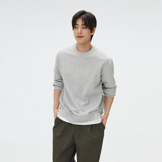 Spao Regular Fit Round Neck Sweatshirt Men’s Casual Top
