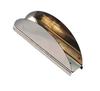 TreegoArt Stainless Steel Half Moon Shape Tissue Paper Holder Useful for Office Kitchen Dining Table Travel - Pack of 1