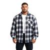 Camicia a Quadri da Uomo a Manica Lunga Casual Vestibilità Larga Taglie Forti Top per Primavera e Autunno