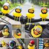 Kleine gelbe Ente, Helm-Fahrradhupe, Quetschglocke, kreative Fahrradklingel, Lenkerglocke, Horn-Alarm