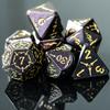Cusdie Eagle Metal D&D Dice Dungeons and Dragon 7Pcs D4-D20 Polyhedral Dice Set for Pathfinder Role Playing Game Board Games