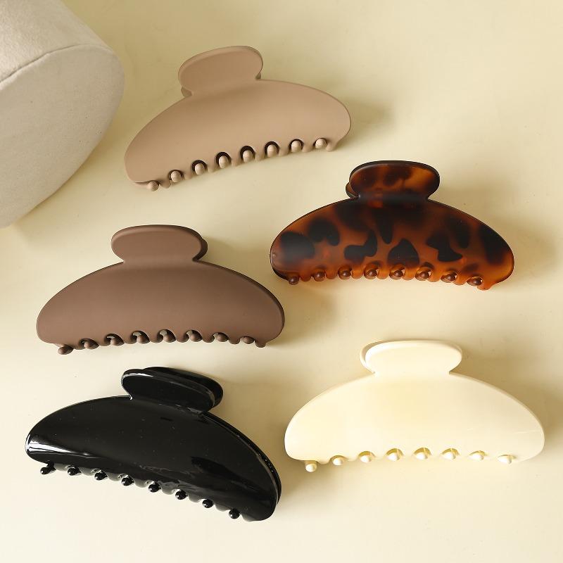 Simple Temperament Semi-circular Arc Hairpin Female Summer Fashion All-match Shark Clip Hairpin High-end Sense of Plate Hair Clip Headdress