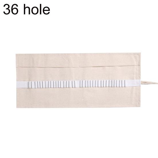 12/24/36 Holes Girl Pen Boy Pen Case Roll Bag Plátno Stacionární