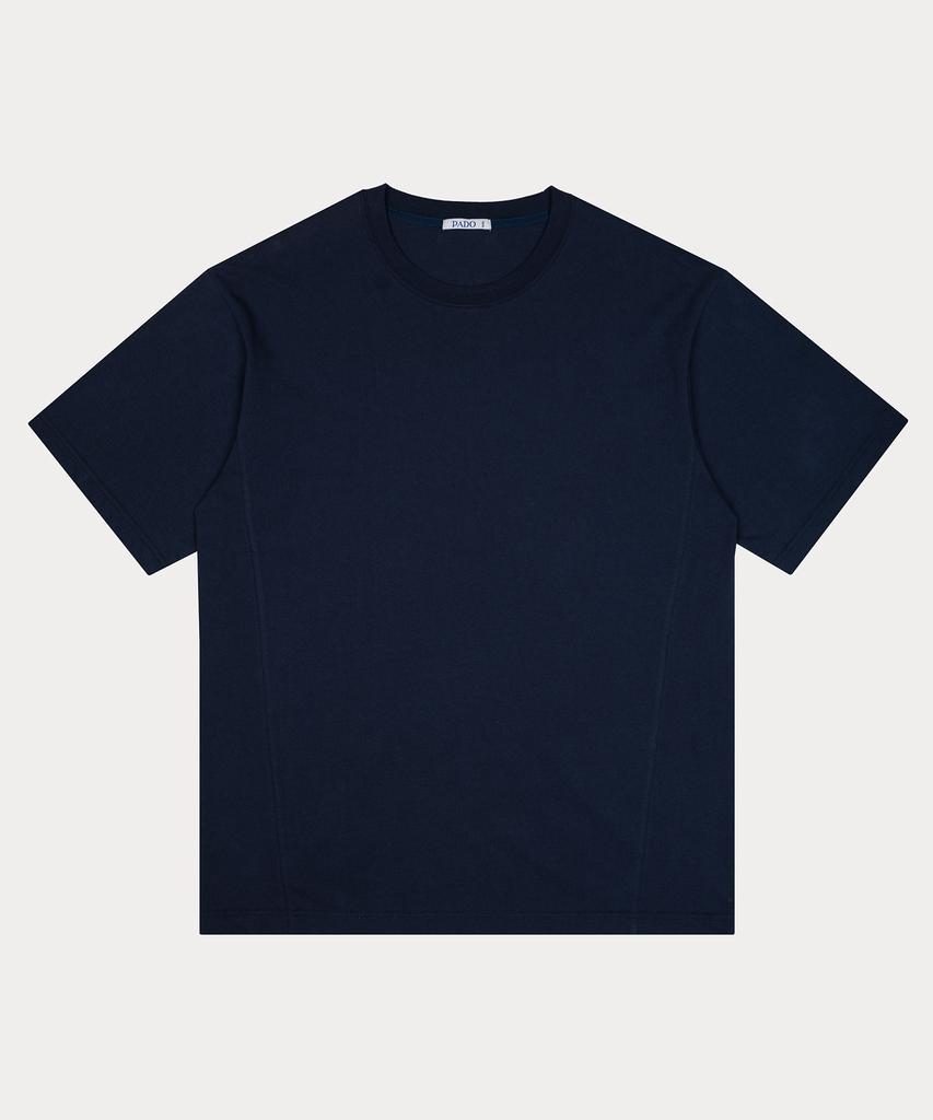 PADO SEOUL Oversized Short Sleeve T-Shirt Navy