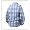 Men's Plaid Flannel Shirt Casual Long Sleeve Button Down Shirt Oversized Check Blouse