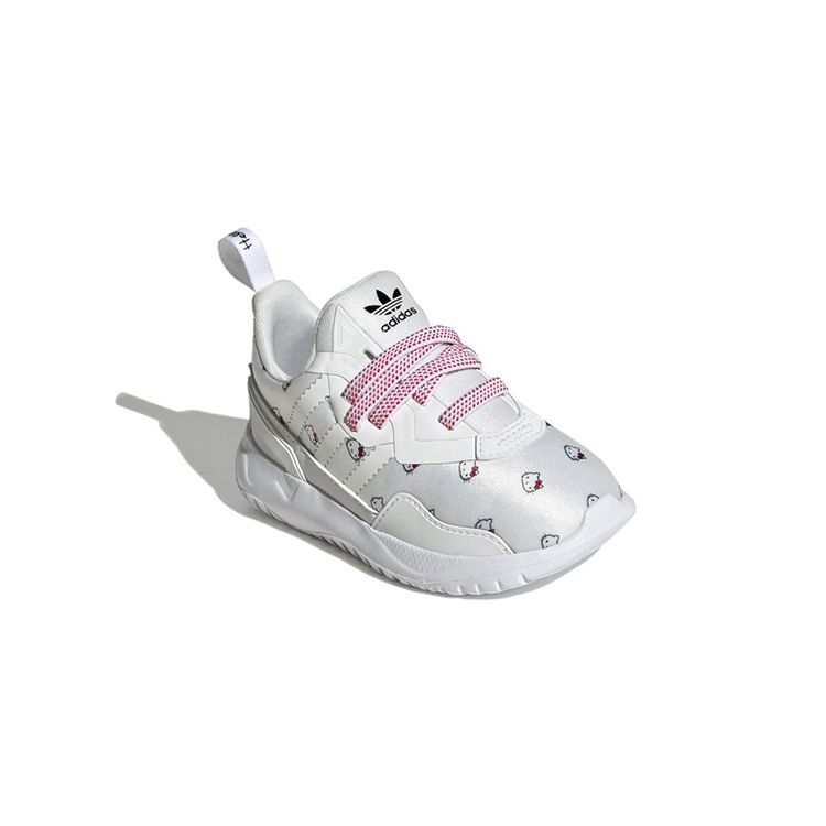 Hello Kitty x adidas Originals Flex I Allover Print Baby Sneakers White Cloud-White Vivid-Red GX9264