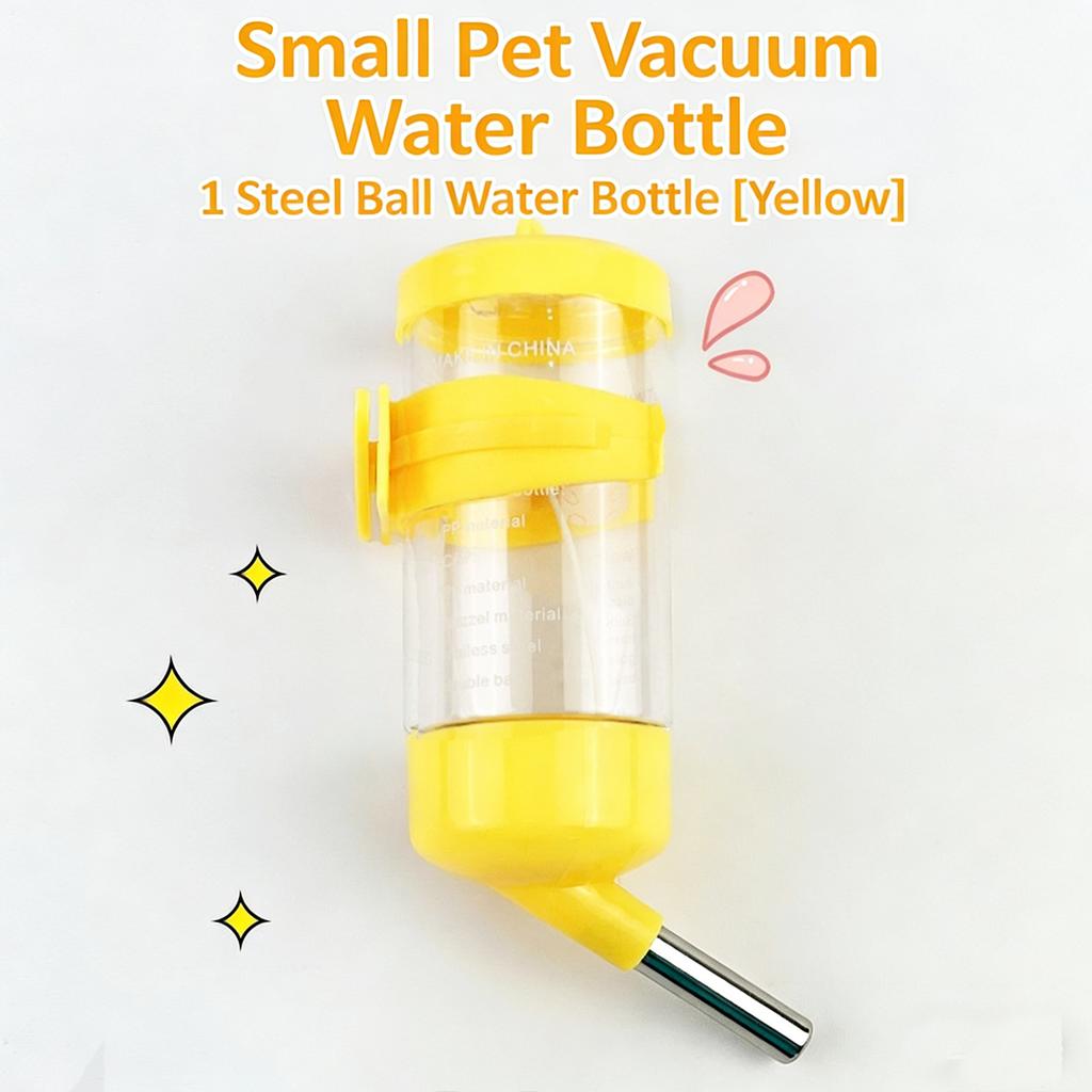 Hamster Water Bottle Hanging Small Pet Water Dispenser Roller Ball DrinkingBottleForGuinea Pig Hedgehog WaterFeeder Pet Supplies