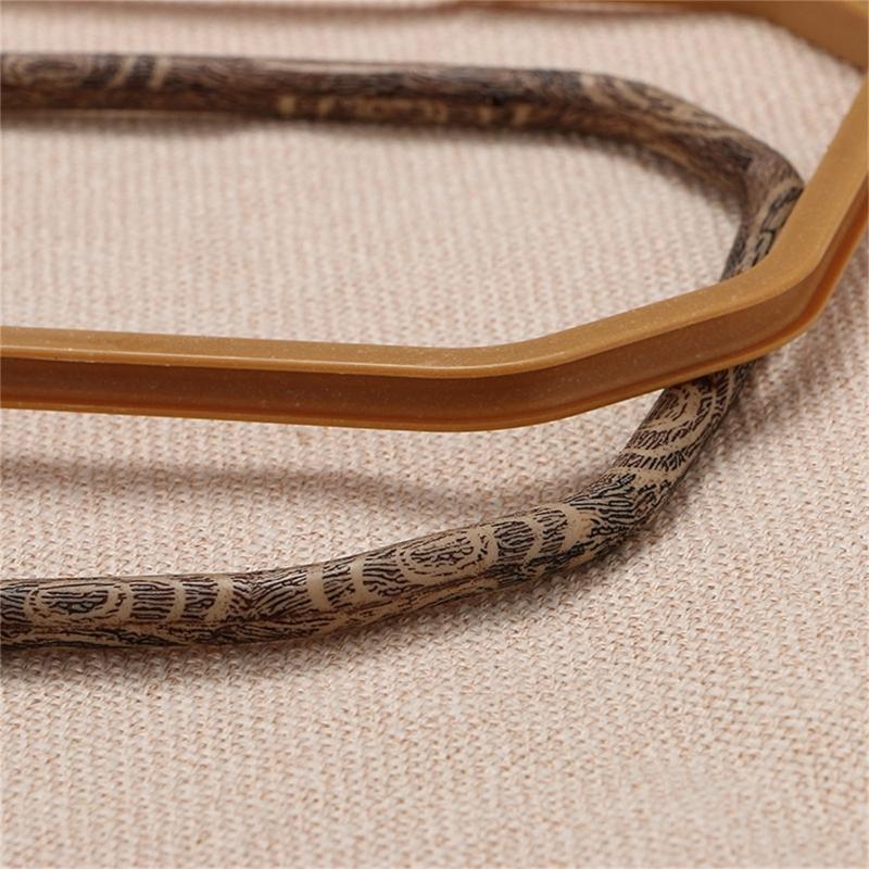 3 Pcs Resin Embroidery Hoop Crosses Stitching Hoop Embroidery Frame Adjustable Embroidery Hoop for Sewing Needlework