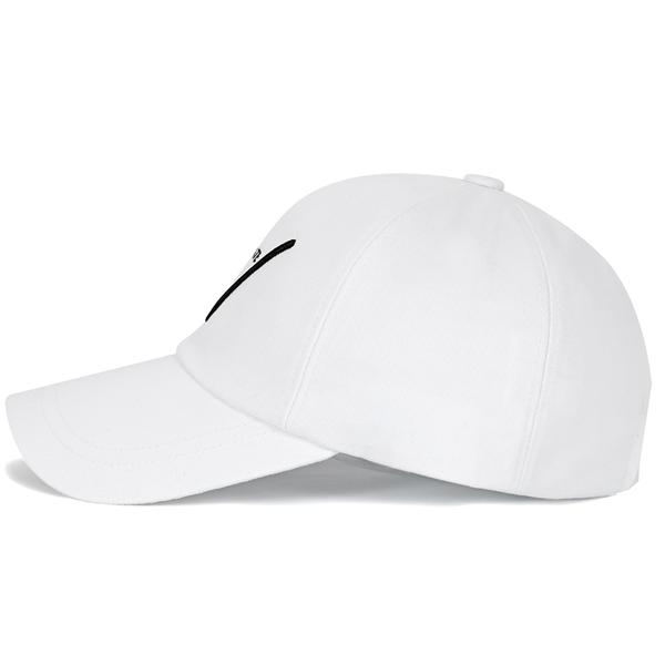 VIBRATE V Logo Ball Cap (White)