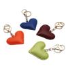 Spot wholesale PU simple peach heart bag pendant Xiaohongshu explosive love couple pendant keychain bag lanyard