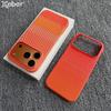Thin Line Patterns Carbon Fiber For Magnetic Case For For Iphone 17 16 Plus 1 Pro Max 14 13 12 Frameless PC Bumper Cover