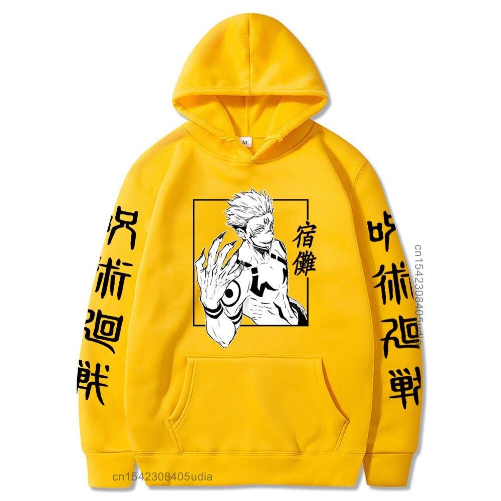 

Забавные толстовки сукуна в японском стиле, японский стиль, дзюдзюцу кайсен, Camisas, уличная одежда, уличная одежда для женщин/мужчин XL