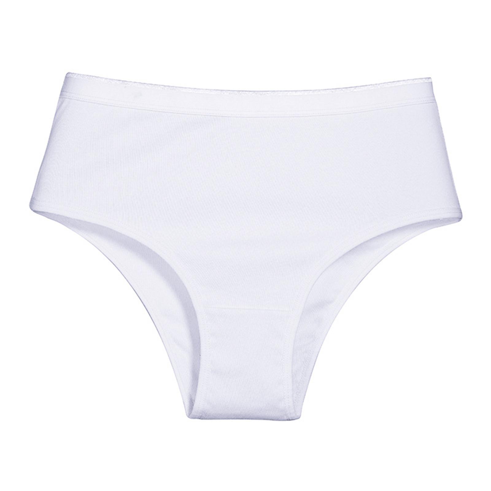 

Women s Plus Size Underwear, Half Pack, Hip High Waist, And Abdominal Compression Underwear L білий