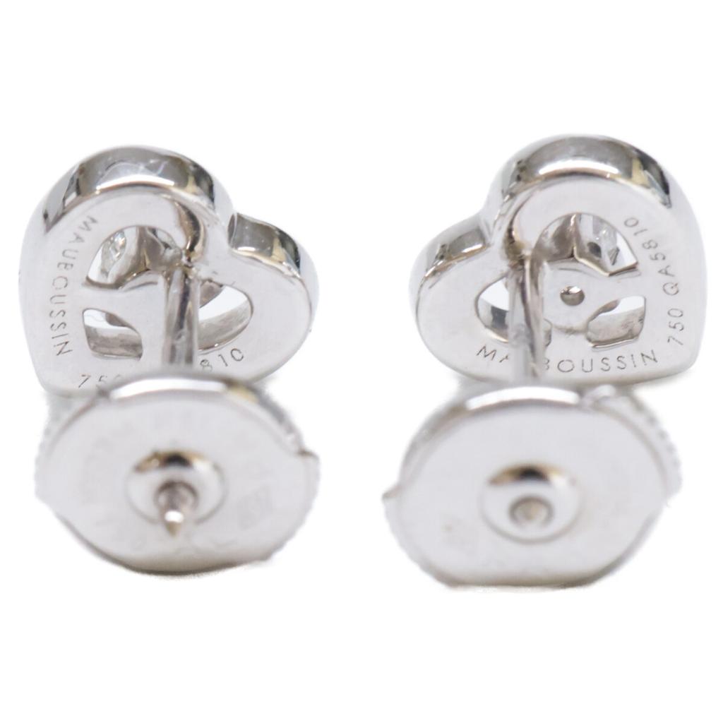 MAUBOUSSIN Excellent condition 750 Love Touch Diamond earring White goldUsed