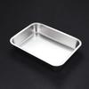 Stainless Steel Deep Rectangular Serving Tray