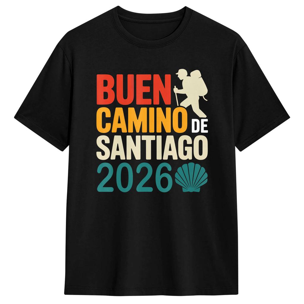 Unisex Camino De Santiago T Shirts Cotton Clothes Vintage Short Sleeve Round Collar Tee Shirt Gift Idea TShirts