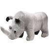 Cartoon Simulation Animal Rhino Doll Plush Toy Zoo Rhino Doll Kindergarten Children'S Doll Doll