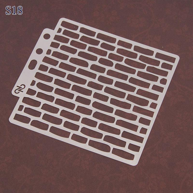 Creative Aperture Stencil: Multifunctional Mask for Spraying and Decoration for Drawing Decorating Coffee and Cakes