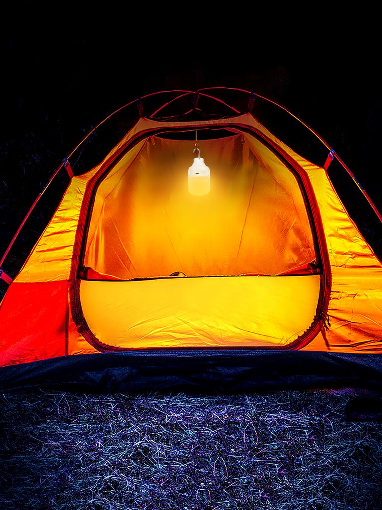 Portable USB Rechargeable LED Camping Light Hiking Picnics Night Lighting Multifunctional Outdoor Emergency Hanging Tent Lamp