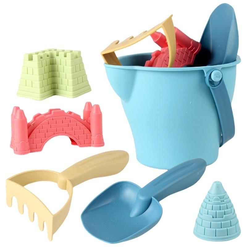 Colorful Sand Bucket Spade Baby Birthday Gifts Baby Sand Toy Shovel for Beach Kids Sand Games Tool Kids Beach
