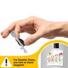 Self Adhesive Rubber Magnets 30/60 PCS Square Round Strong Magnetic for Business Card Making Exhibition Display Use