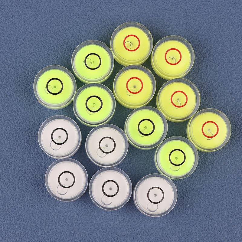 5Pcs Mini Round Accuracy Bubble Level Bullseye Instrument Horizontal Precision Bubble Level Measuring Tool