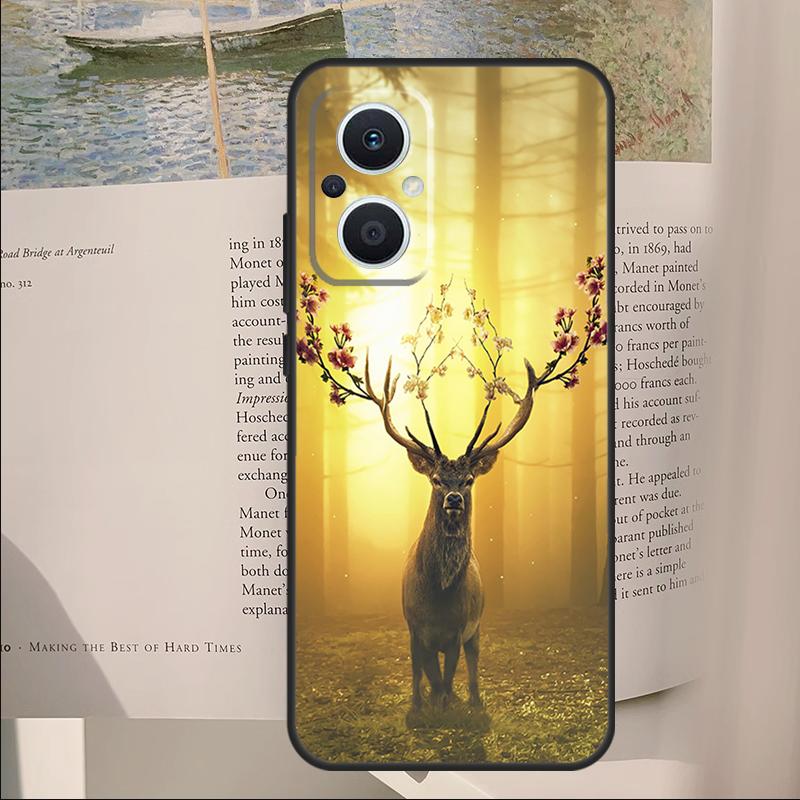 Deer Cover For OPPO Reno 14 13 11 10 Pro 12F 11F 13F 14F 7 8 Lite OPPO Find X6 X5 X8 X9 Pro Case