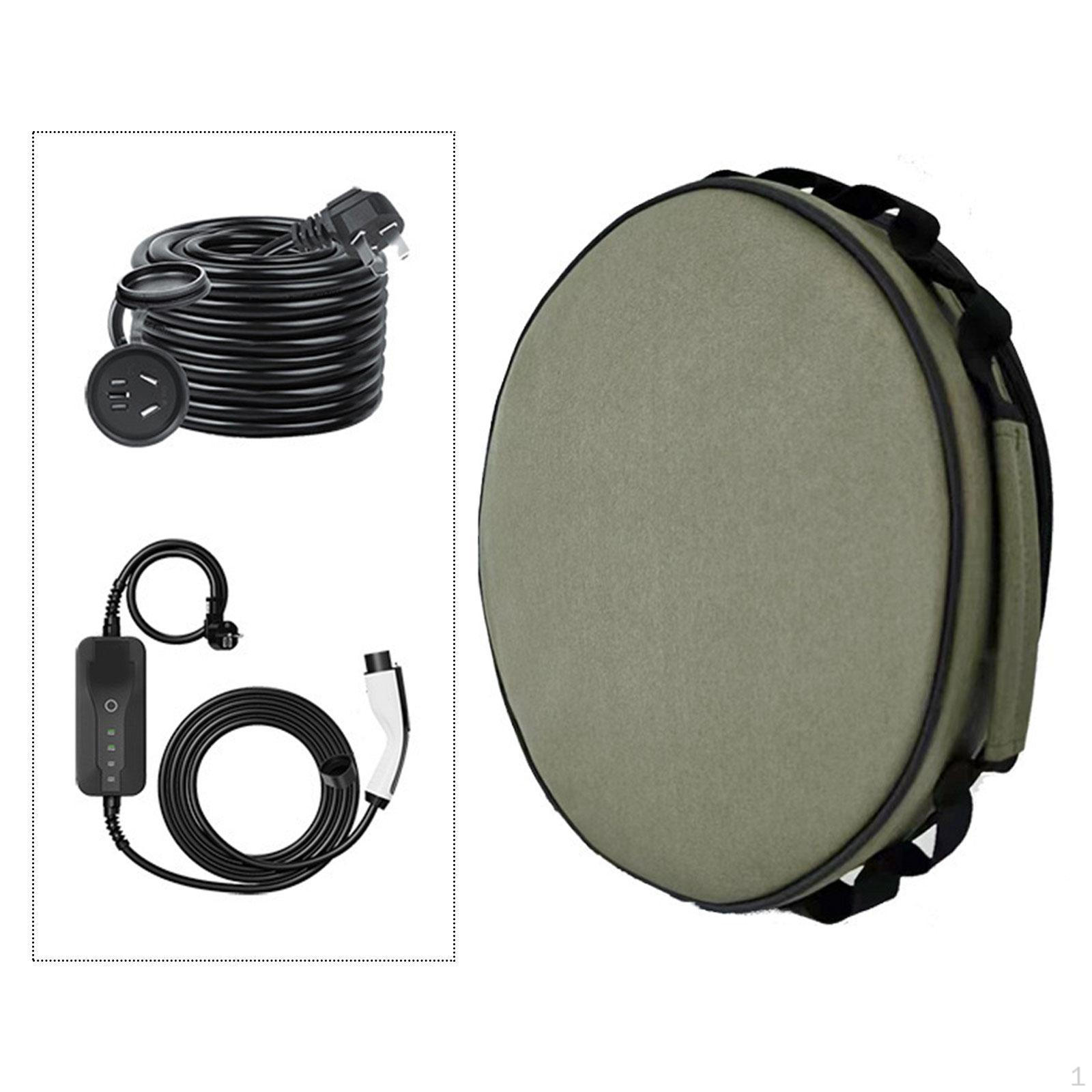 

Сумка-держатель для кабеля зарядки электромобиля с ручкой для путешествий и отдыха на природе